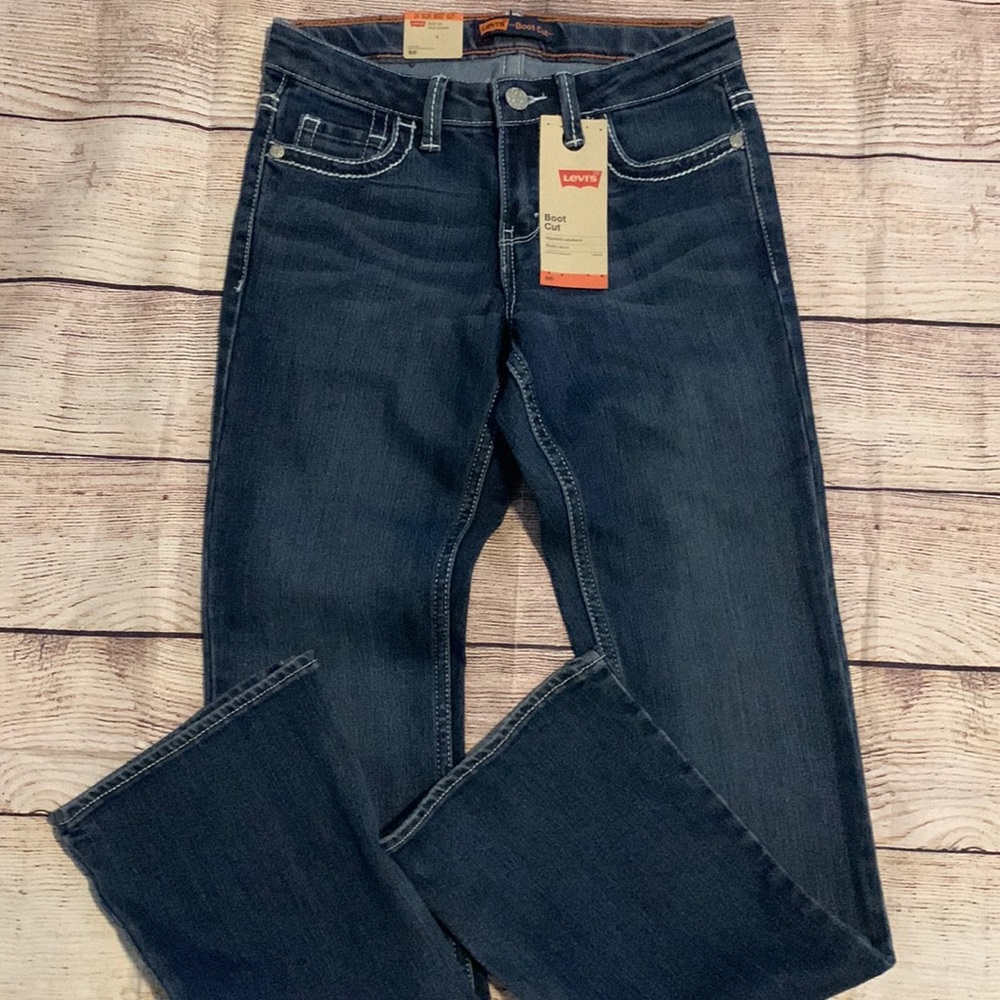 Girls Levi’s jeans size 14 slim boot cut new with tags